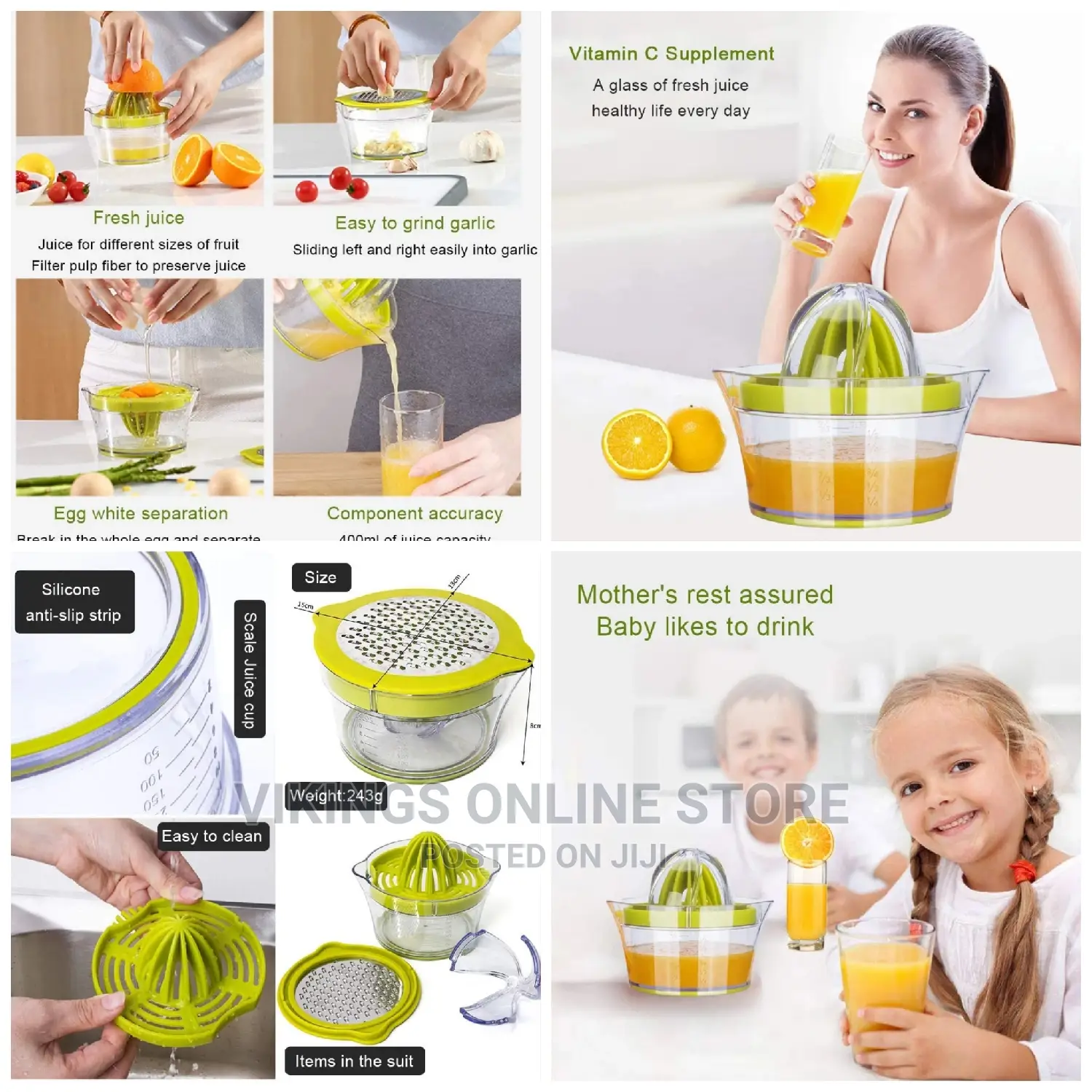 Manual Juicer,Vsweet Citrus Lemon Orange Hand Squeezer