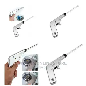 Gas Lighter With Electric Sparks – Silver