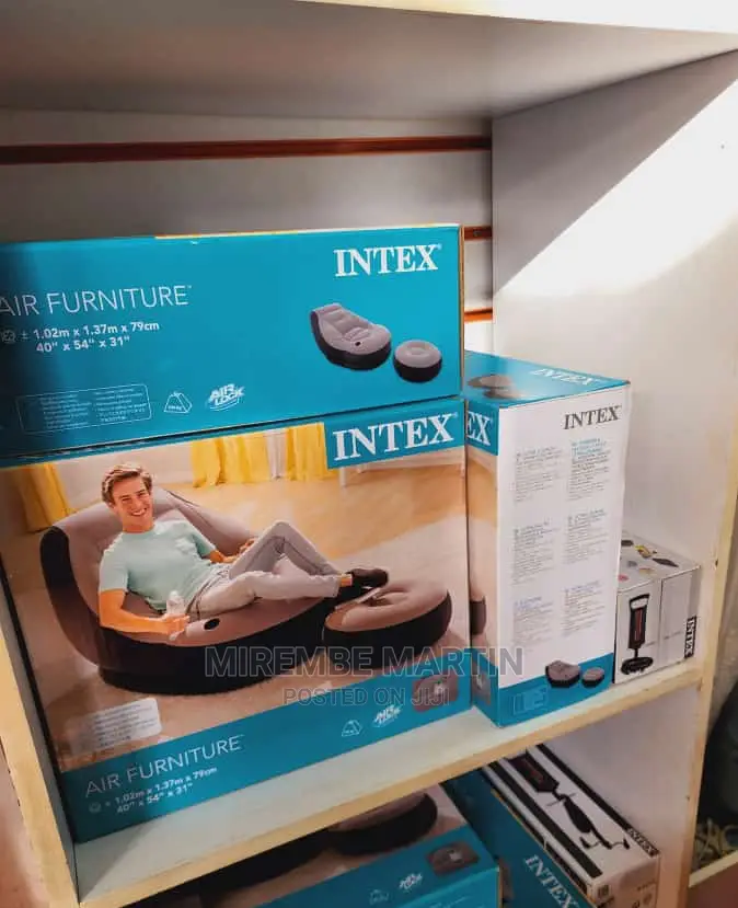 Inflatable Air Sofa With Footrest