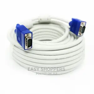 VGA to VGA Cable 20m - Blue,White