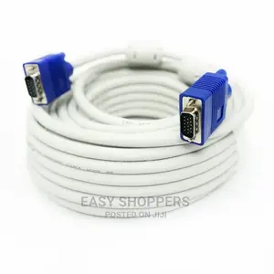 VGA to VGA Cable 10m - Blue,White
