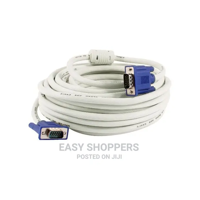 VGA to VGA Cable 5m - Blue,White