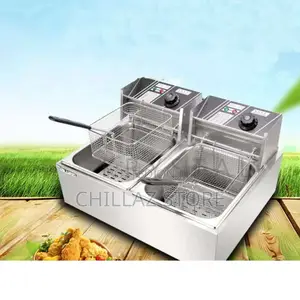 12.Litres Commercial Double Deep Fryer.