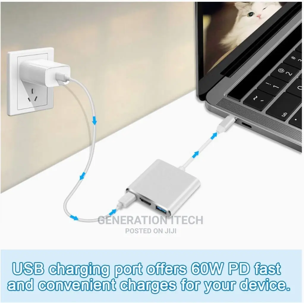 Usb Type C to Hdmi and Usb 3 in 1