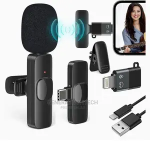 Wireless Microphone for iPhone and Type C Phones- Single Mic