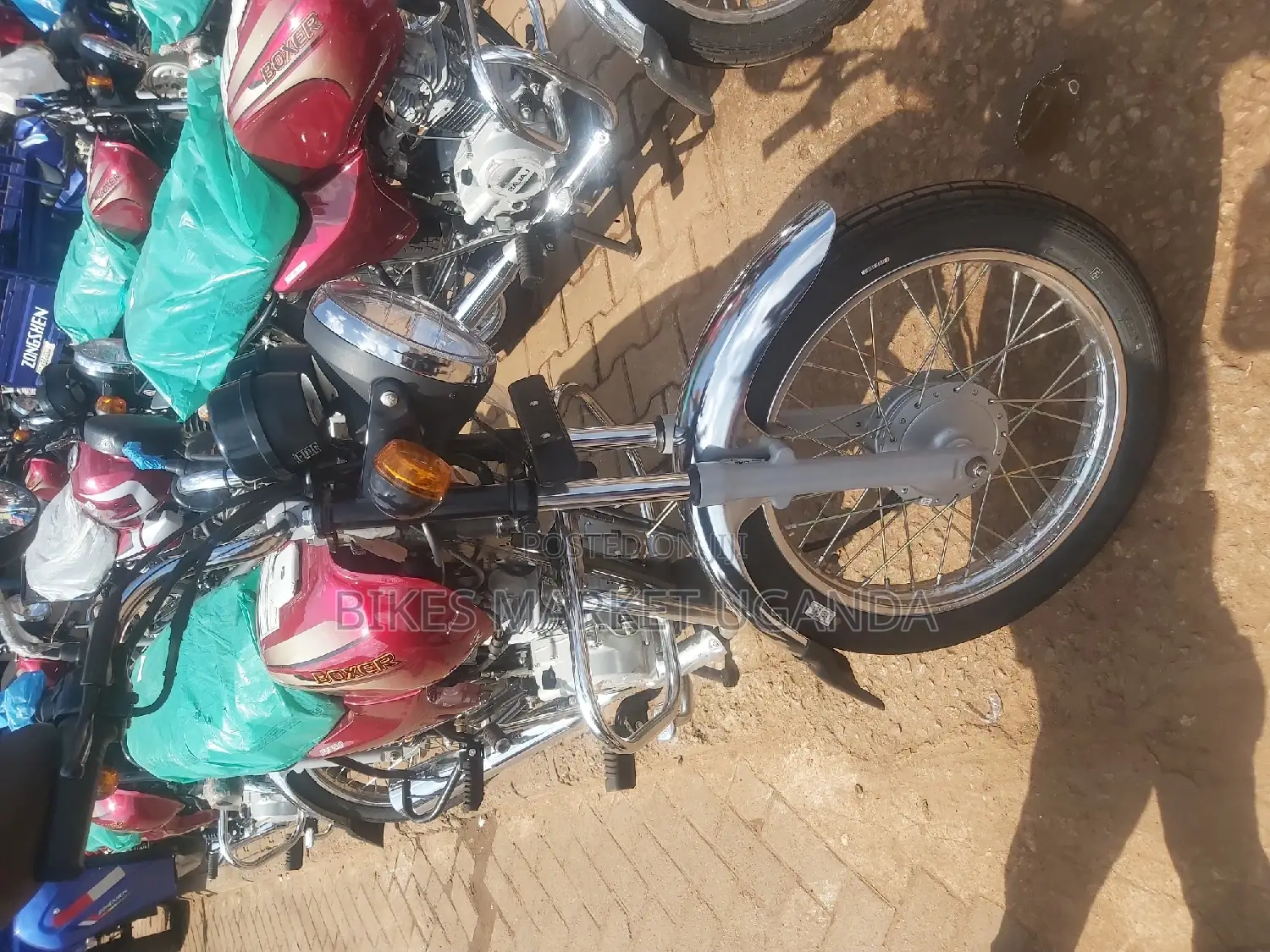 New Bajaj Boxer 100 2023 Red