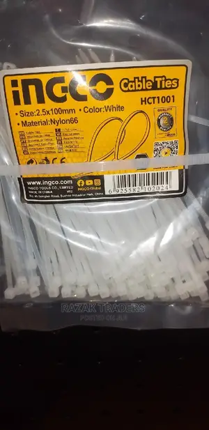 Cable Ties Ingco 100x2.5mm 100pc