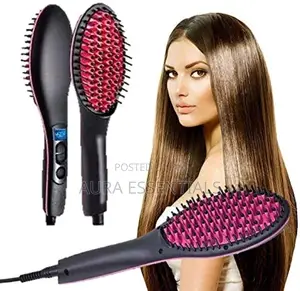 Ceramic Hair Straightener Brush