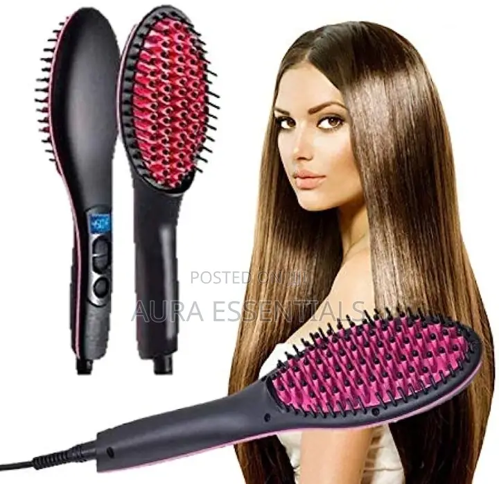 Ceramic Hair Straightener Brush
