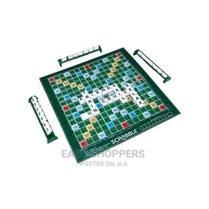 Scrabble Game Educational Kid Adult Board Game Green