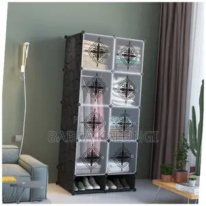 2column Plastic Wardrobe