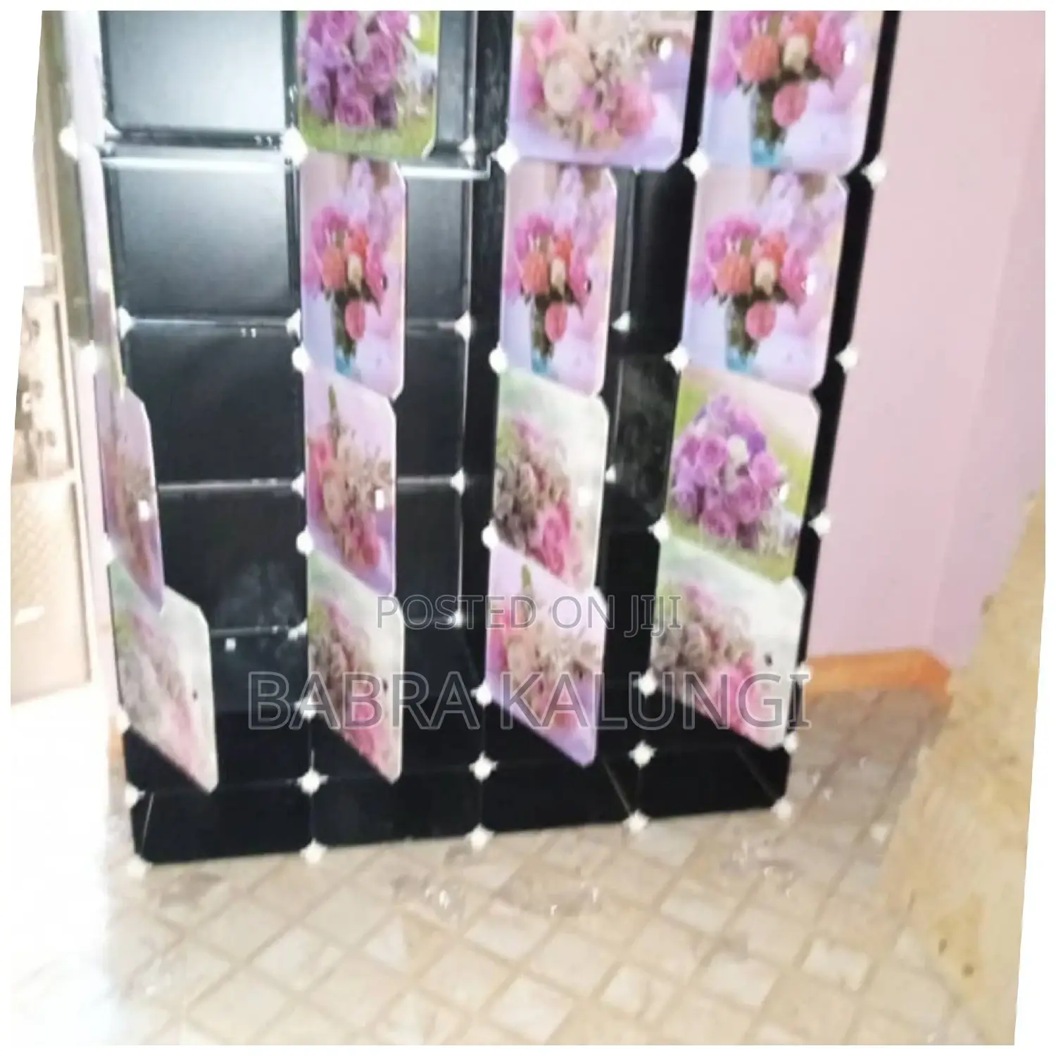 4 Column Plastic Wardrobe