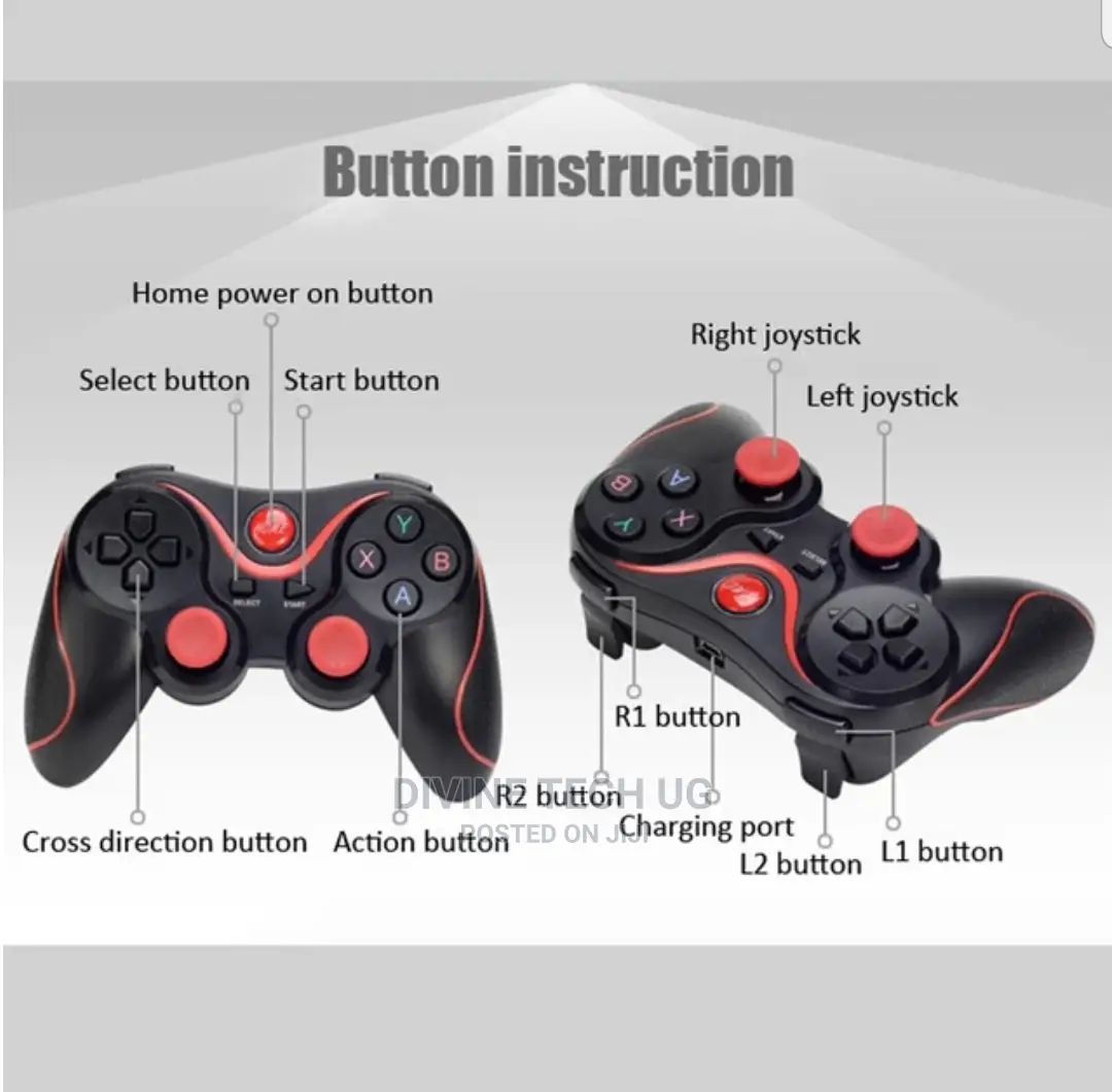 Wireless Bluetooth Gamepad for All Phones, Tvs, Pcs, Tablets