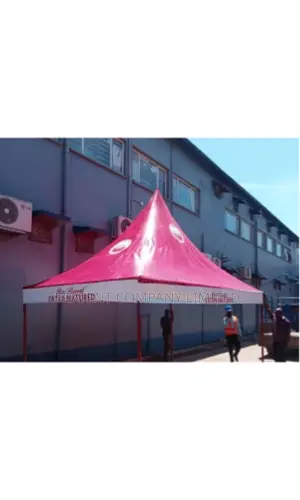 10ftby10ft Marketing Tent in Red White PVC Materials