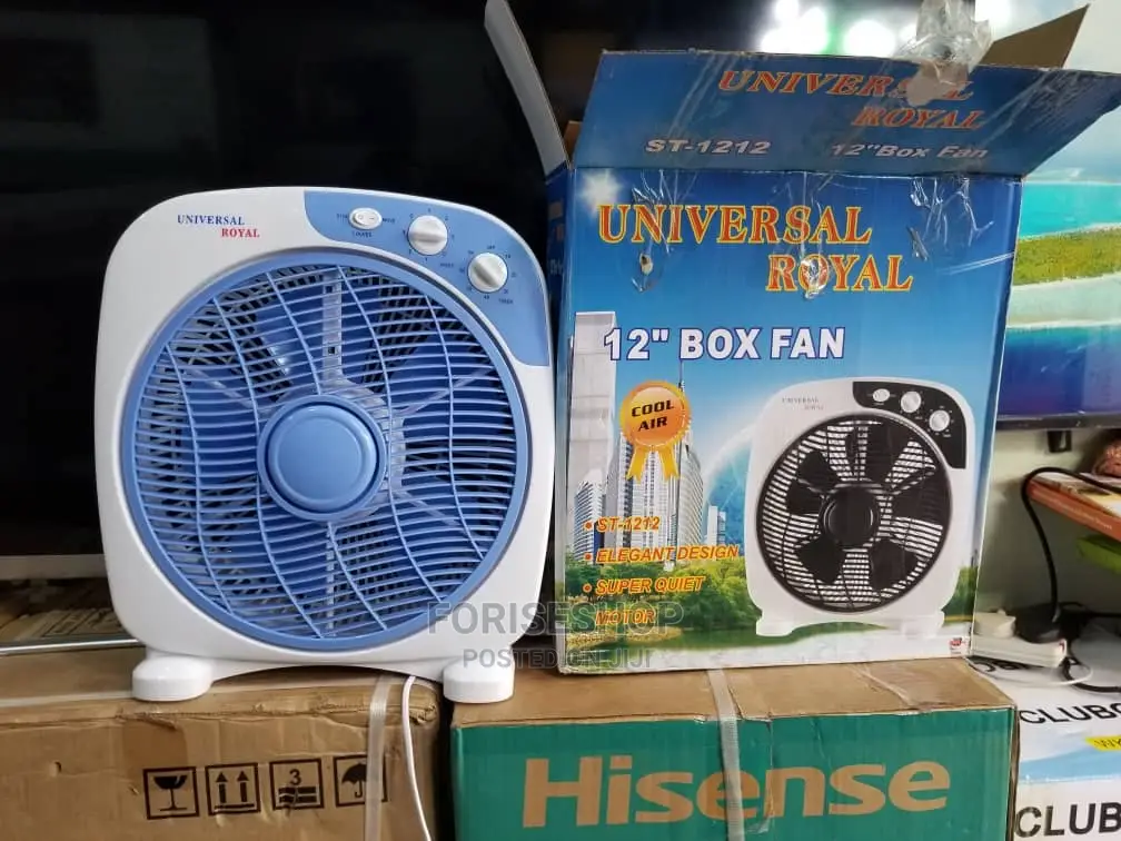 Universal Royal Box Fan Available in Stock