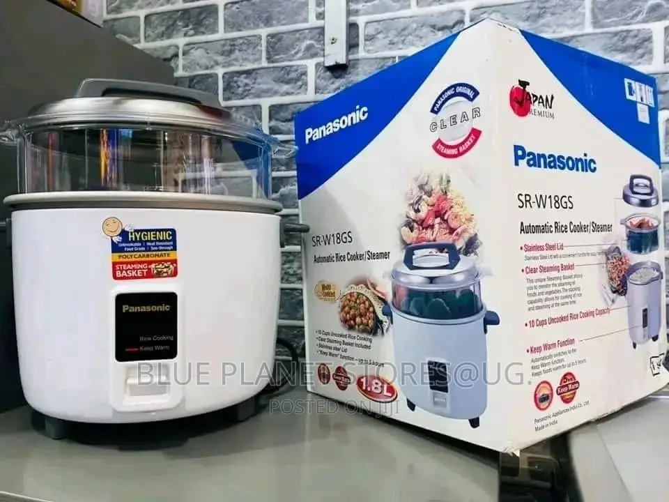 PANASONIC 1.8L Auto Rice Cooker + Steamer \\ 600w \ SR-W18GS