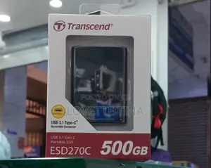 500gb External Solid State Drive Transcend