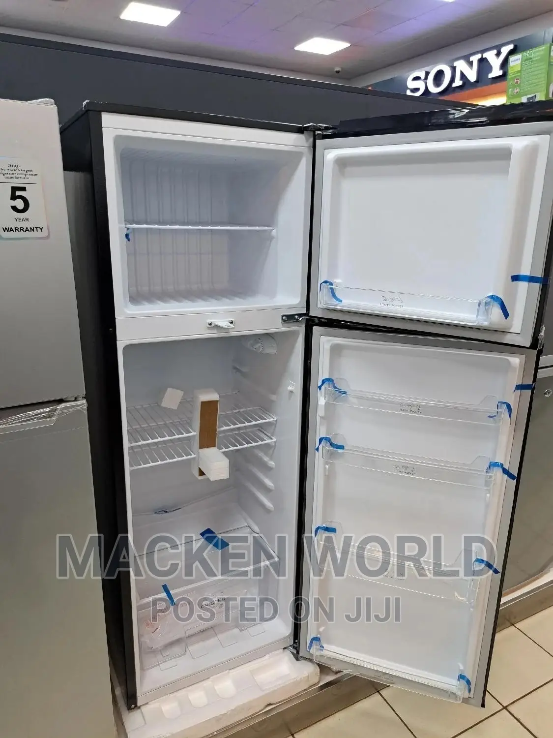 Chiq 260 Litres Double Door Fridge