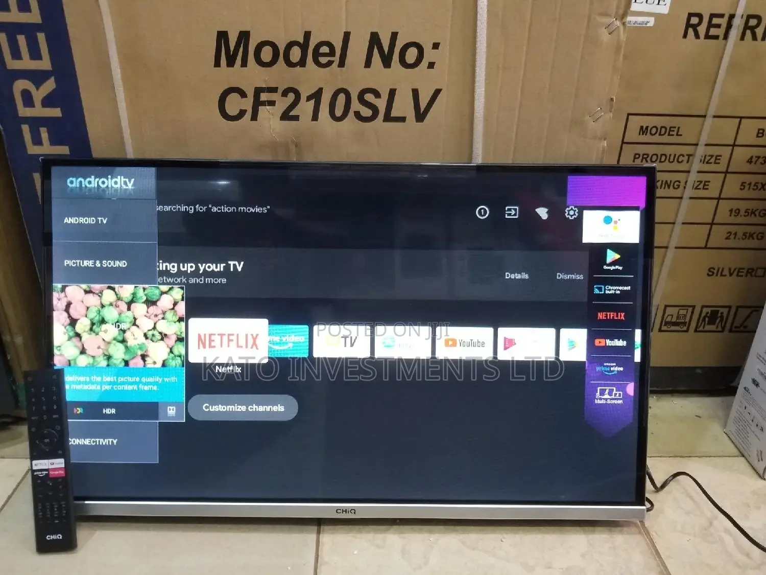 Chiq Android 32inches Tv
