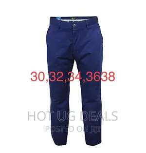 Men’S Khaki Trousers- Blue
