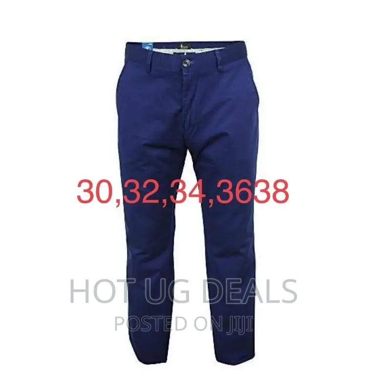 Men’S Khaki Trousers- Blue