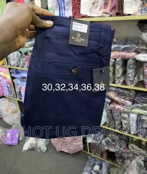 Men’S Khaki Trousers- Blue