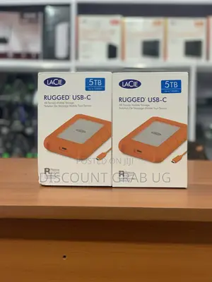 Lacie Rugged Mini 5tb Type C Brand New External Harddrive