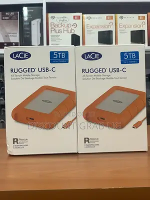 Lacie Rugged Mini 5tb Type C Brand New External Harddrive