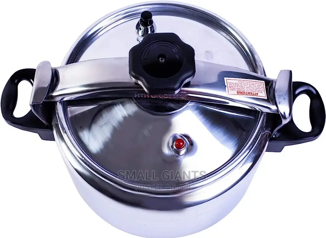 HTH 5.0L Aluminum Pressure Cooker – Silver