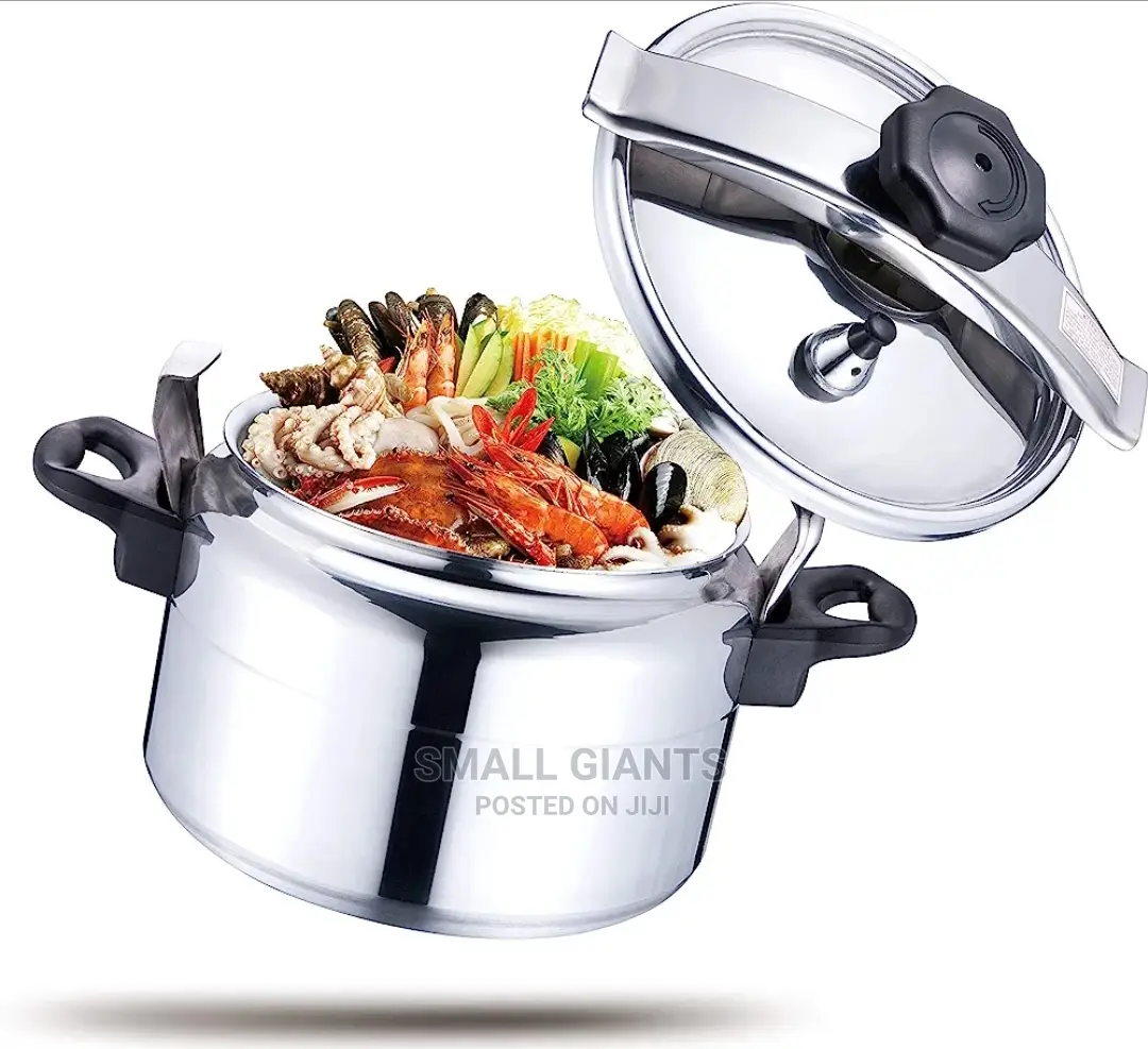 HTH 5.0L Aluminum Pressure Cooker – Silver