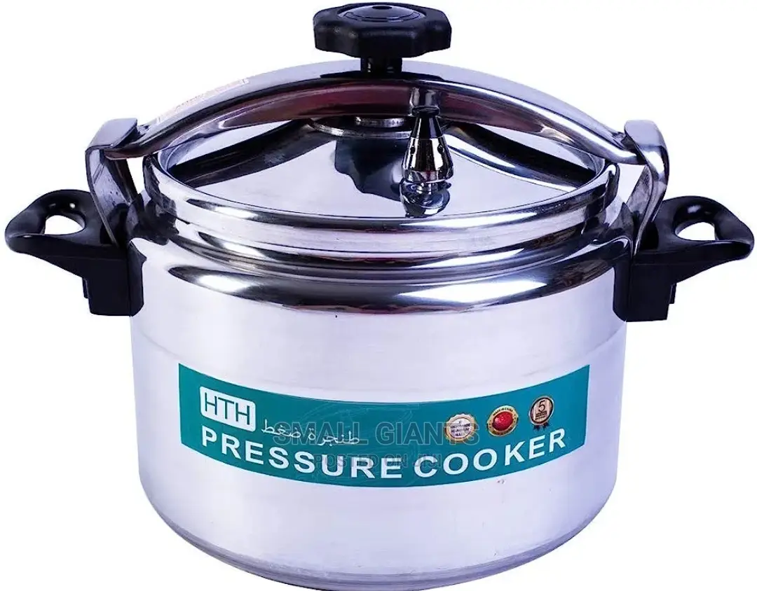 HTH 5.0L Aluminum Pressure Cooker – Silver