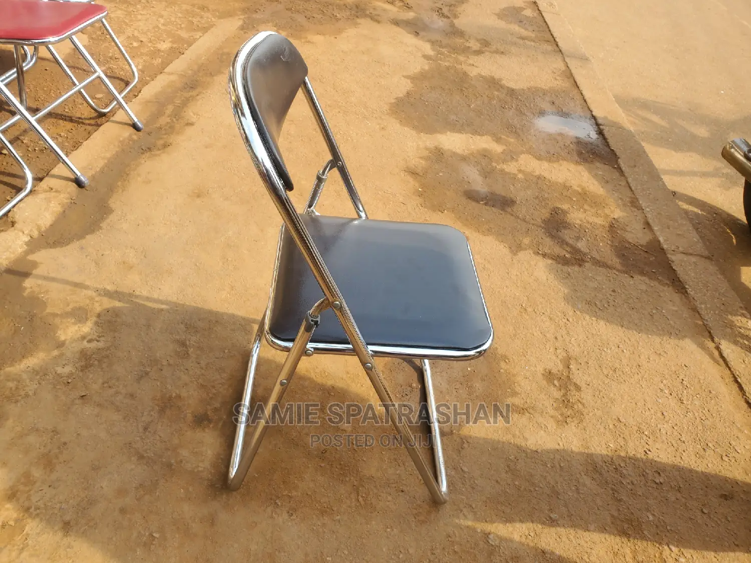 Foldable Chair Grey