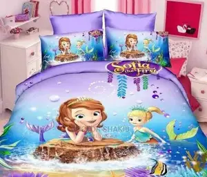 Kids Female Cartoon Character Duvet