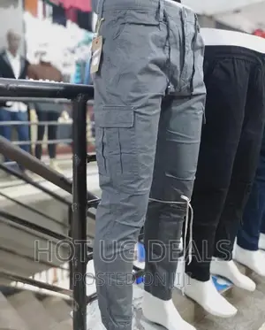 Men’S Stretcher Cargo Pants - Grey
