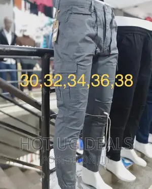 Men’S Stretcher Cargo Pants - Grey