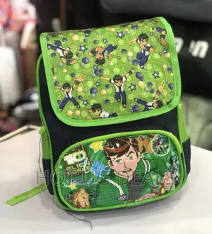 Kids Waterproof School Bag - Picture Print May Vary