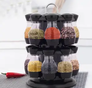 Rotating Spice Jar Rack