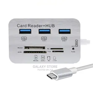 7in1 Type C Usb Hub Combo Card Reader Adapters Usb Hub
