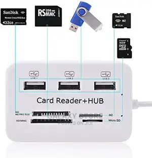 7in1 Type C Usb Hub Combo Card Reader Adapters Usb Hub