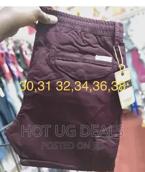 Men’S Trousers Khaki Cargo Pants- Dark Maroon