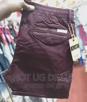 Men’S Trousers Khaki Cargo Pants- Dark Maroon