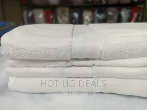 100x 150cm Large Bath Towel Cotton - White