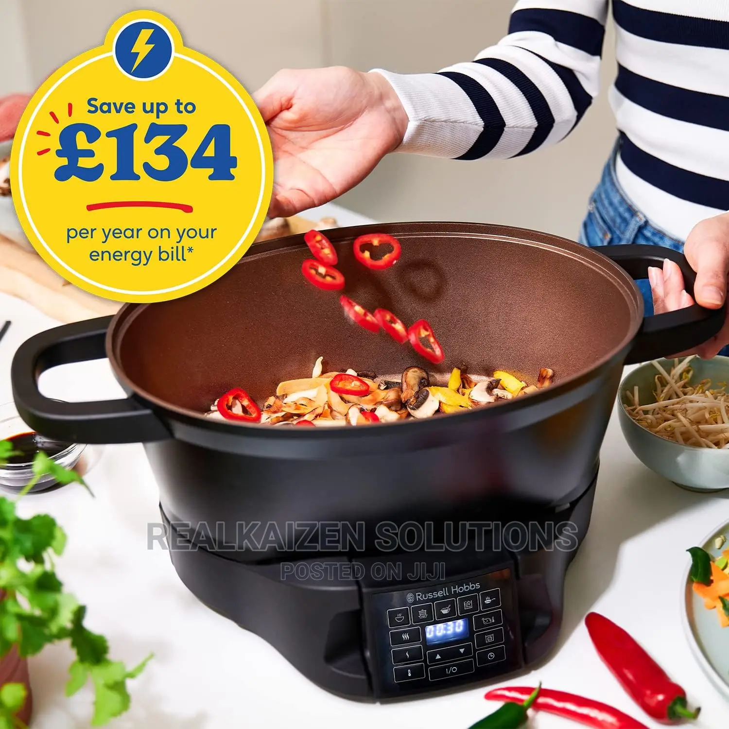 UK RUSSELL HOBBS Good-to-Go 8 Function Multicooker 750w