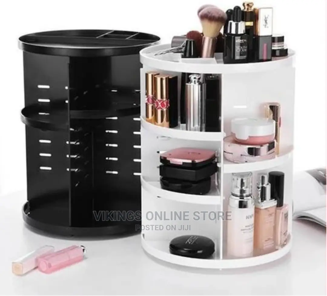 Rotating Adjustable Cosmetic Jewelry Makeup Organize