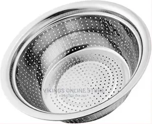 32cm Rice, Vegetable Washing Strainer/Colander- Silver