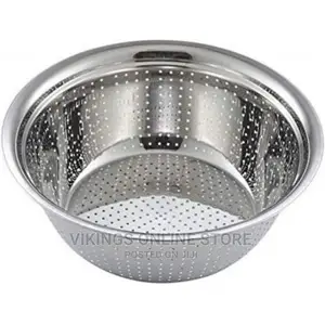 32cm Rice, Vegetable Washing Strainer/Colander- Silver