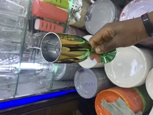 Classic Goldlike Wine Glasses