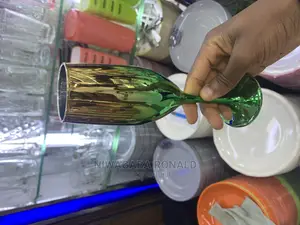 Classic Goldlike Wine Glasses