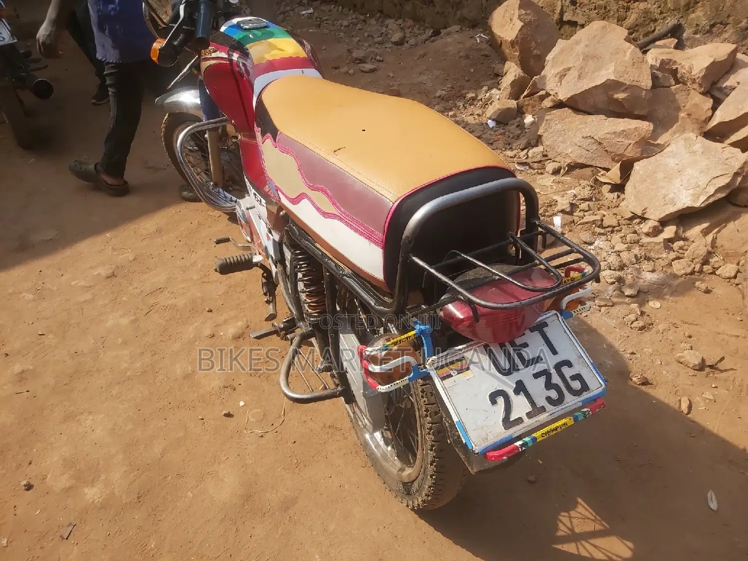 Bajaj Boxer 100 2017 Red