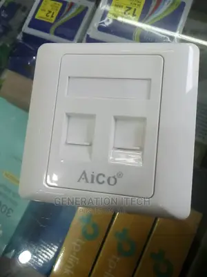 Dual Port RJ45 Face Plate- Aico